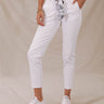 PANTALON FEMME CLAUDIA FELICITA BLANC BLANC