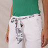 PANTALON FEMME CLAUDIA FELICITA BLANC BLANC