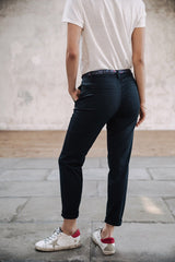 PANTALON FEMME CLAUDIA FELICITA MARINE MARINE