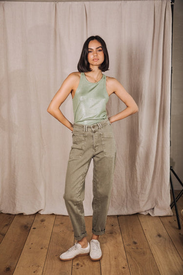 PANTALON FEMME EDITA ANDALOUSIA KAKI KAKI