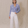 PANTALON FEMME NYLIA ANDALOUSIA BLANC BLANC
