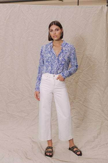 PANTALON FEMME NYLIA ANDALOUSIA BLANC BLANC