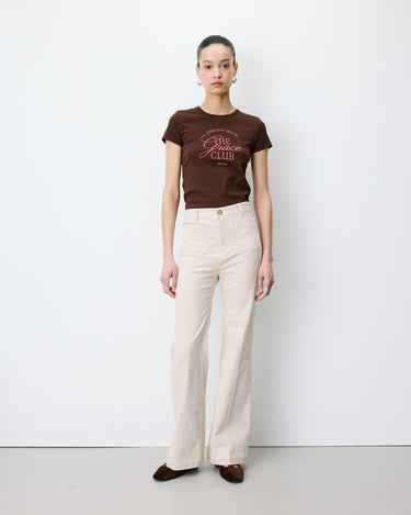 PANTALON FEMME ALBAN ECRU ECRU