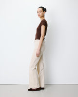 PANTALON FEMME ALBAN ECRU ECRU