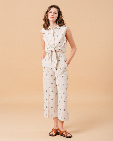 PANTALON FEMME MESSINA CAMEL CAMEL