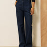 Pantalon Hartford Pandore denim large bleu indigo