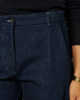 Pantalon Hartford Pandore denim large bleu indigo – vue 5