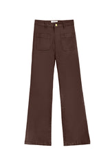 PANTALON FEMME SONNY MARRON MARRON
