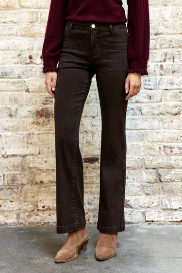 PANTALON FEMME SONNY MARRON MARRON