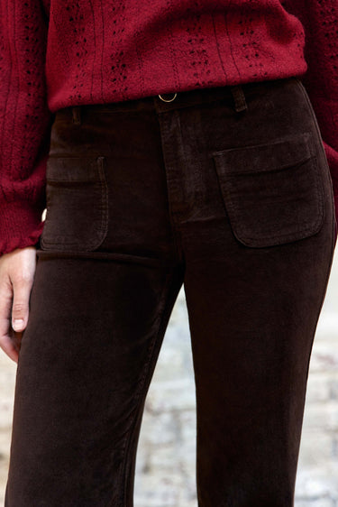 PANTALON FEMME SONNY MARRON MARRON
