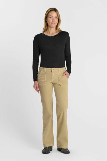 PANTALON FEMME FLAREVEL BEIGE BEIGE
