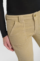 PANTALON FEMME FLAREVEL BEIGE BEIGE