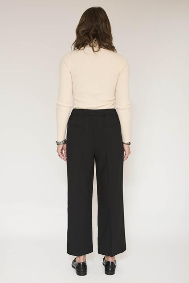 Pantalon MKT Studio Pacolino droit fluide noir – vue 2