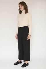 Pantalon MKT Studio Pacolino droit fluide noir – vue 3
