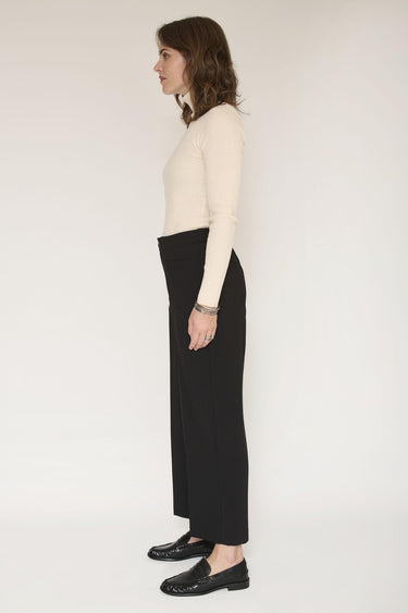 Pantalon MKT Studio Pacolino droit fluide noir – vue 4