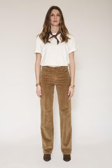 PANTALON FEMME THE MERCURY VELVET CACAO CACAO