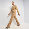 PANTALON FEMME CHINO CAMEL CAMEL