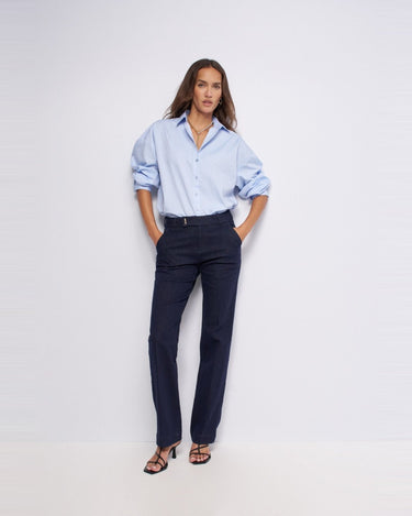 PANTALON FEMME CHINO MARINE MARINE