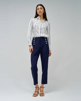 PANTALON FEMME CHINO MARINE MARINE