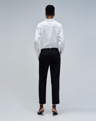 PANTALON FEMME CHINO NOIR NOIR