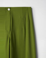 PANTALON FEMME PALAZZO VERT VERT