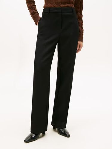 PANTALON FEMME PUNTO RELAXED NOIR NOIR