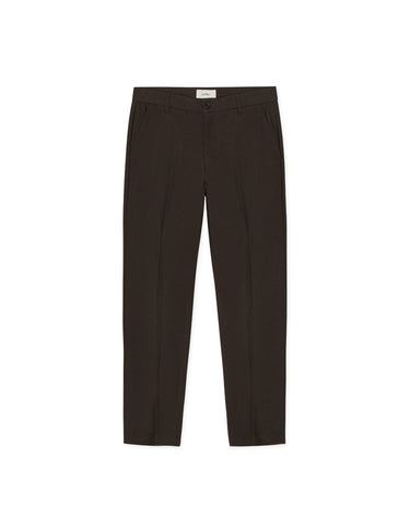 PANTALON HOMME BRUSHED TWILL REG SUIT MARRON MARRON