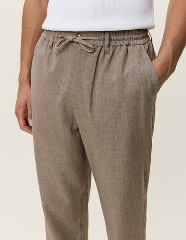 PANTALON HOMME COMO TAPERED SUIT SABLE CHINE SABLE CHINE