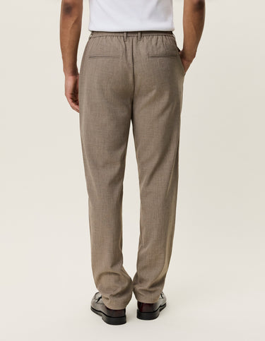 PANTALON HOMME COMO TAPERED SUIT SABLE CHINE SABLE CHINE