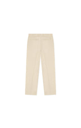 PANTALON HOMME HERRINGBONE ECRU ECRU