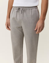 PANTALON HOMME MINI CHECK BEIGE BEIGE