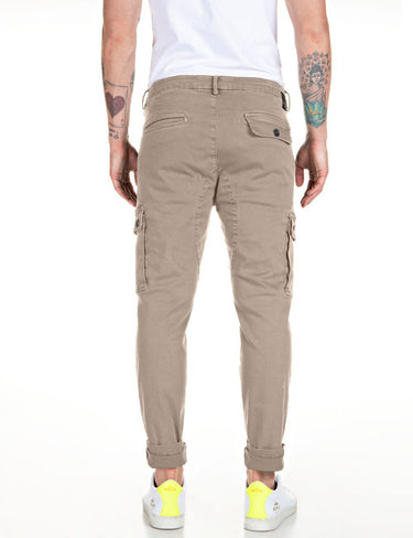 PANTALON HOMME HYPERFLEX JAAN COLOR E BEIGE BEIGE