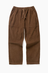 PANTALON HOMME CORDUROY CHEF PANTS MARRON MARRON