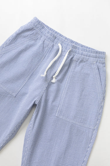 PANTALON HOMME SEERSUCKER CHEF PANTS NAVY STRIPE NAVY STRIPE