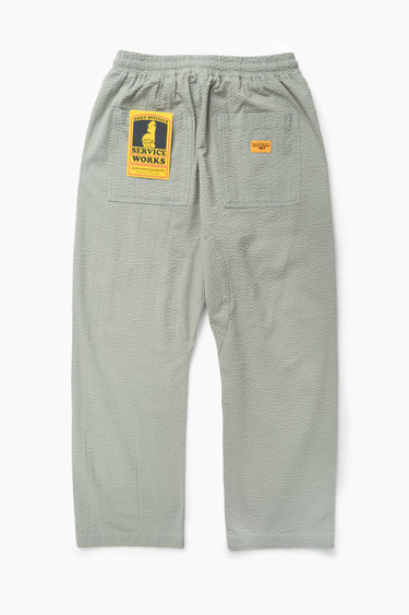 PANTALON HOMME SEERSUCKER CHEF PANTS SAGE SAGE