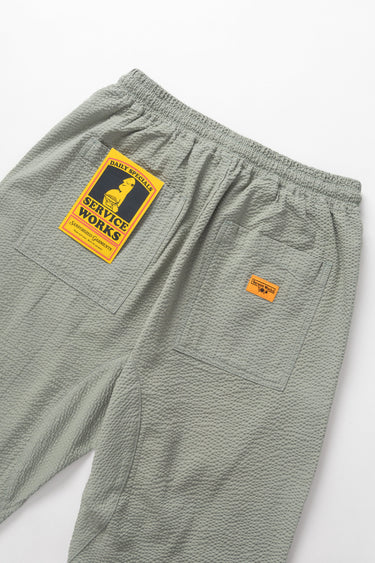 PANTALON HOMME SEERSUCKER CHEF PANTS SAGE SAGE