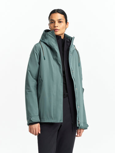 PARKA FEMME VERT-SILVER PINE VERT-SILVER PINE