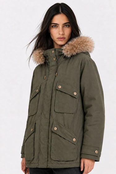 PARKA FEMME PETRA KAKI KAKI