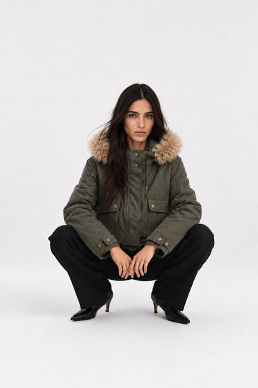 PARKA FEMME PETRA KAKI KAKI