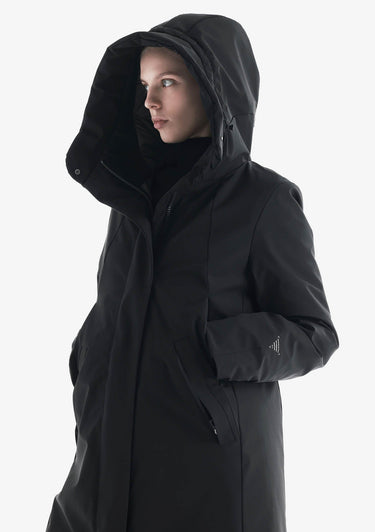 PARKA FEMME GAIA TECH QW534 NOIR NOIR