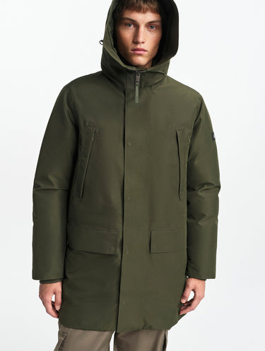 PARKA HOMME GORE-TEX PLUME KAKI KAKI