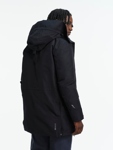 PARKA HOMME GORE-TEX PLUME NOIR NOIR