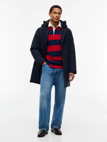 PARKA HOMME TECH HOODED PADDED MARINE MARINE