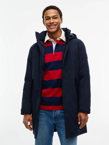 PARKA HOMME TECH HOODED PADDED MARINE MARINE