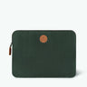 Housse ordinateur 16 pouces Cabaia Bremen vert foncé