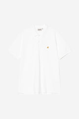 POLO HOMME S/S CHASE PIQUE BLANC BLANC