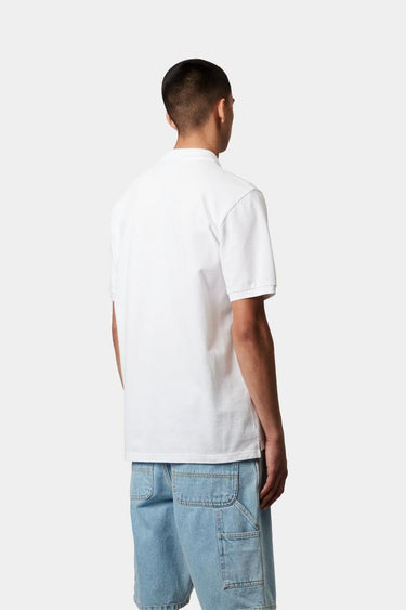 POLO HOMME S/S CHASE PIQUE BLANC BLANC