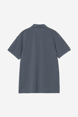 POLO HOMME S/S CHASE PIQUE BLEU BLEU