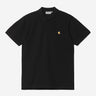 POLO HOMME S/S CHASE PIQUE NOIR NOIR
