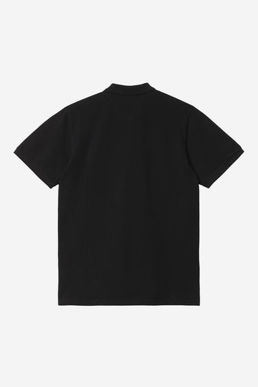 POLO HOMME S/S CHASE PIQUE NOIR NOIR